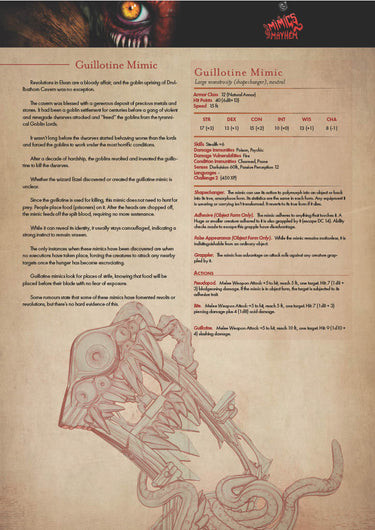 Guillotine Mimic